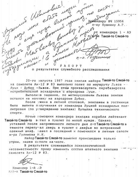 Образец рапорта на награждение